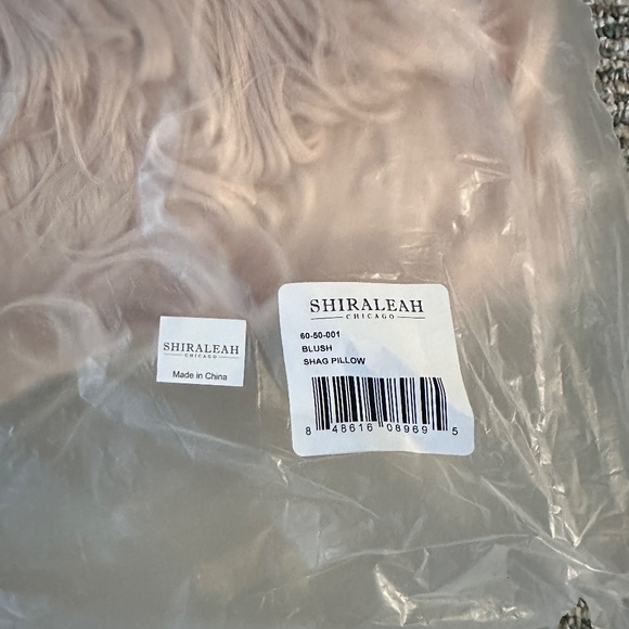 NEW Shiraleah Shag Pillow - Blush - Picture 5 of 5